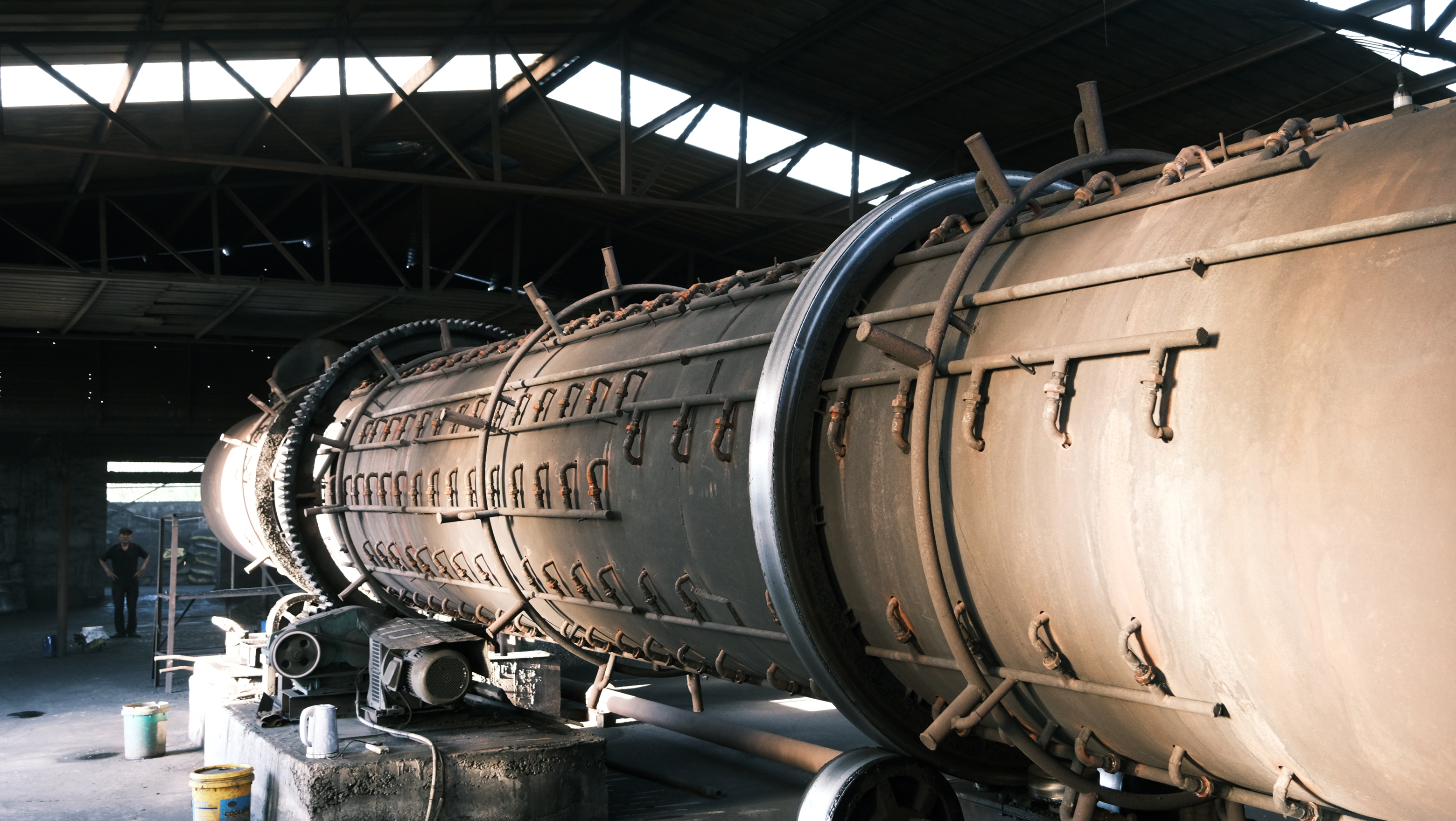 Dehydration by Activated Carbon Gas Activation
